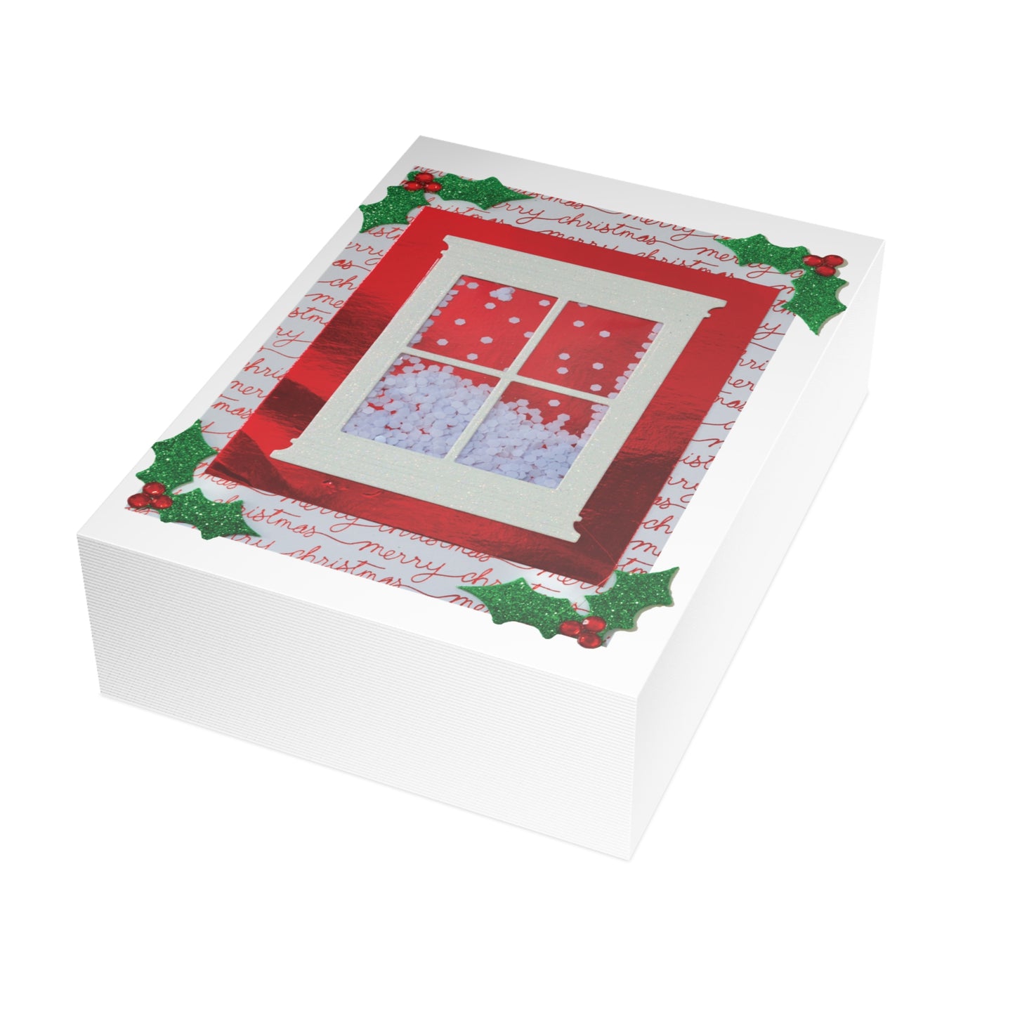 Holly Jolly ~ Greeting Card