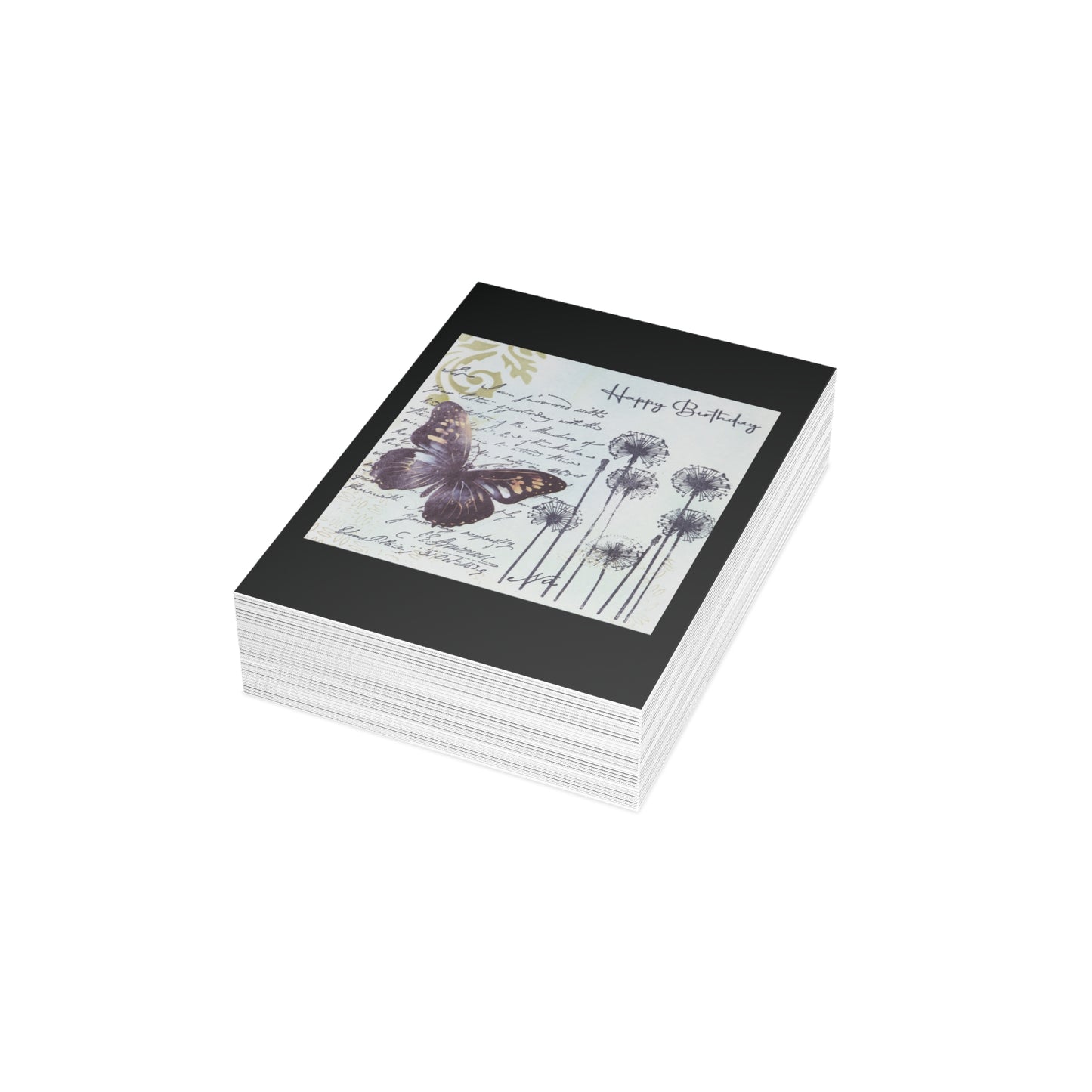 Butterfly Birthday Wishes ~ Greeting Card