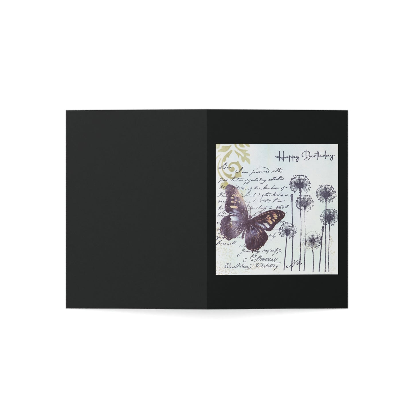 Butterfly Birthday Wishes ~ Greeting Card